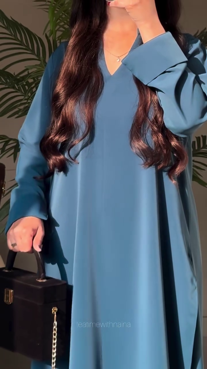 Elegant Teal Kurta Palazzo Set – Minimal & Graceful Everyday Style