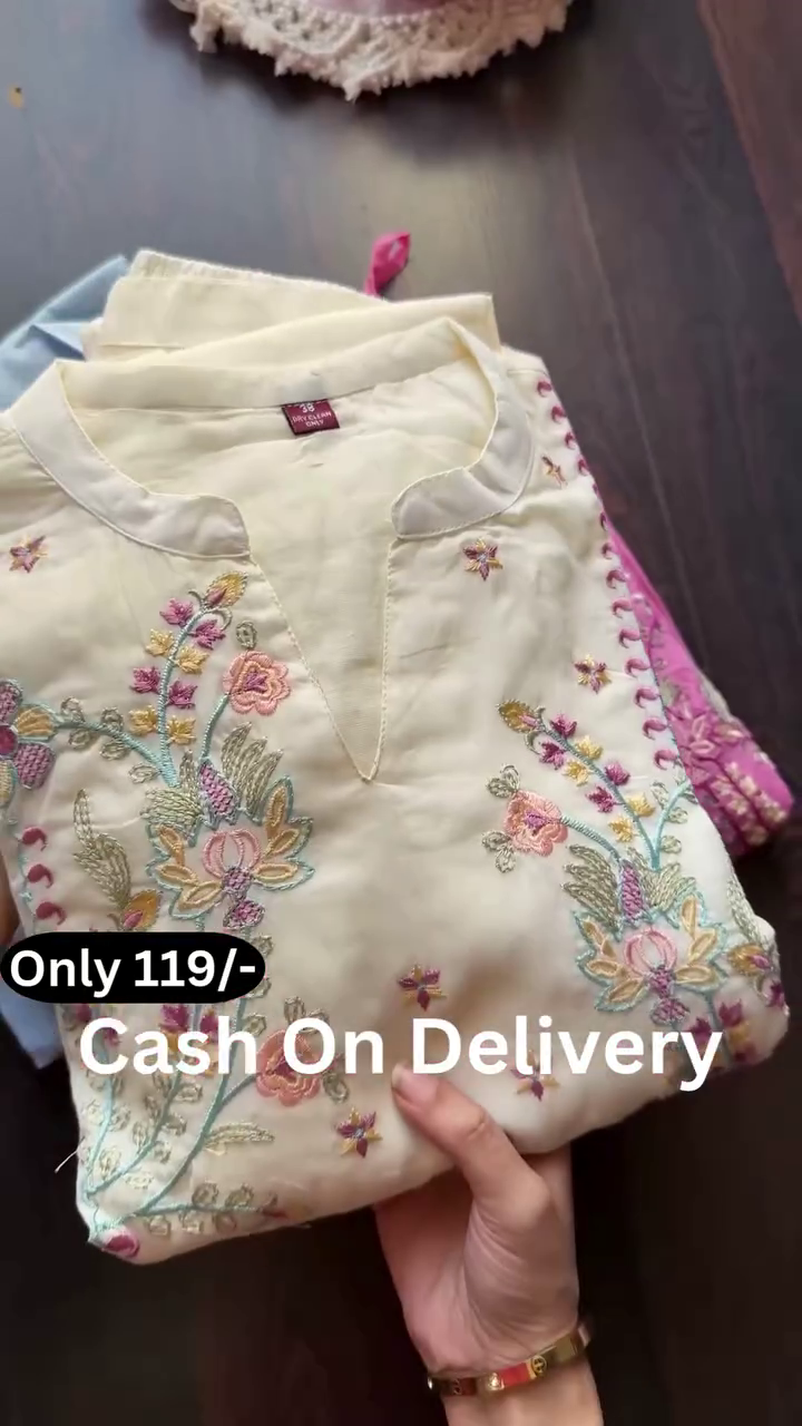 Premium Embroidered Kurti Collection – Affordable Fashion at ₹ 🌸