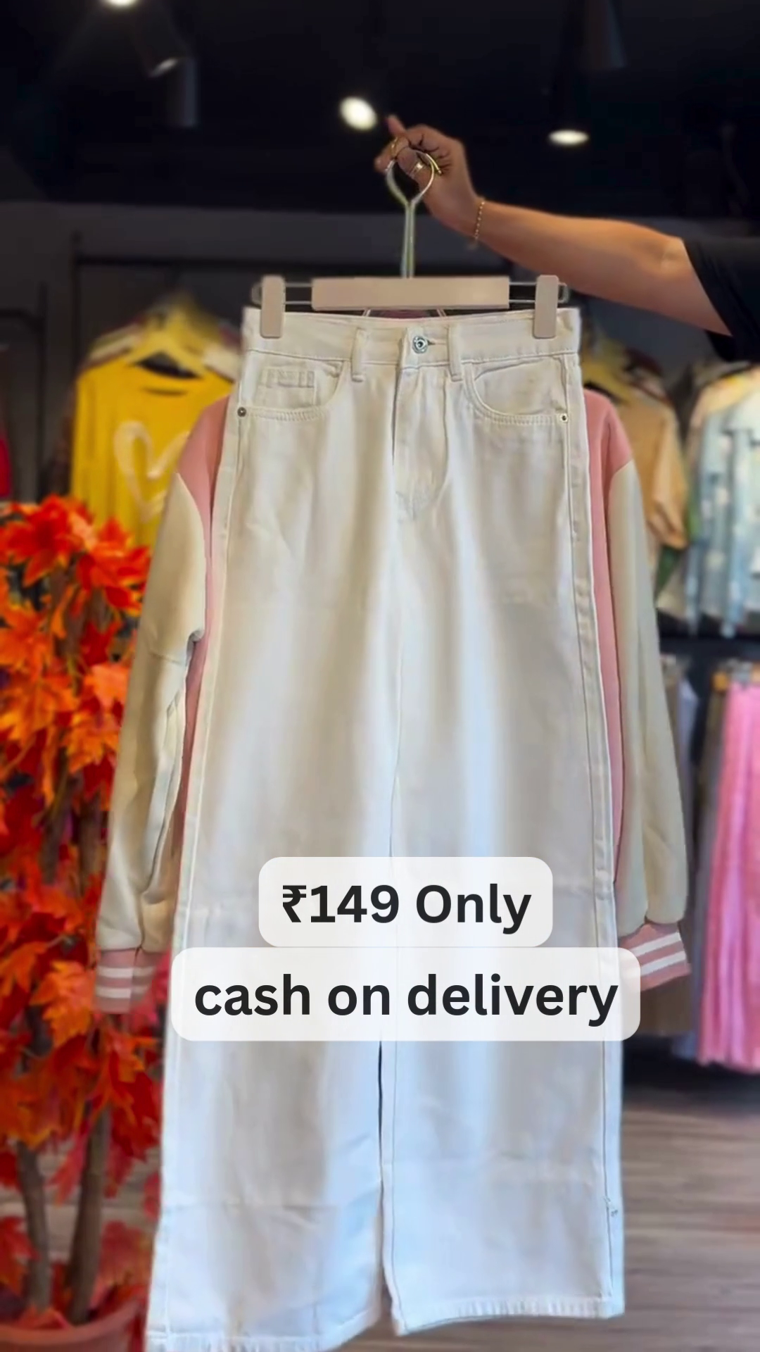 Trendy Pink Varsity Jacket with Stylish Inner Dress