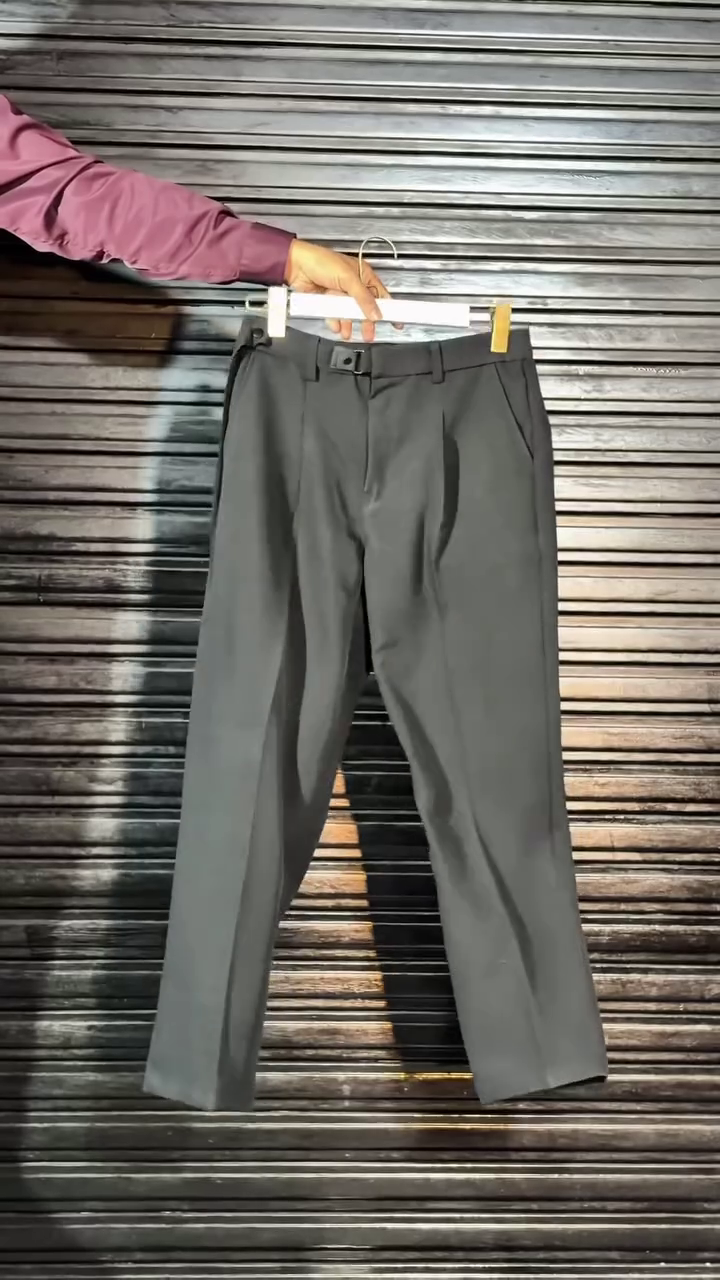 Classic Tailored Grey Formal Pants for Smart Style