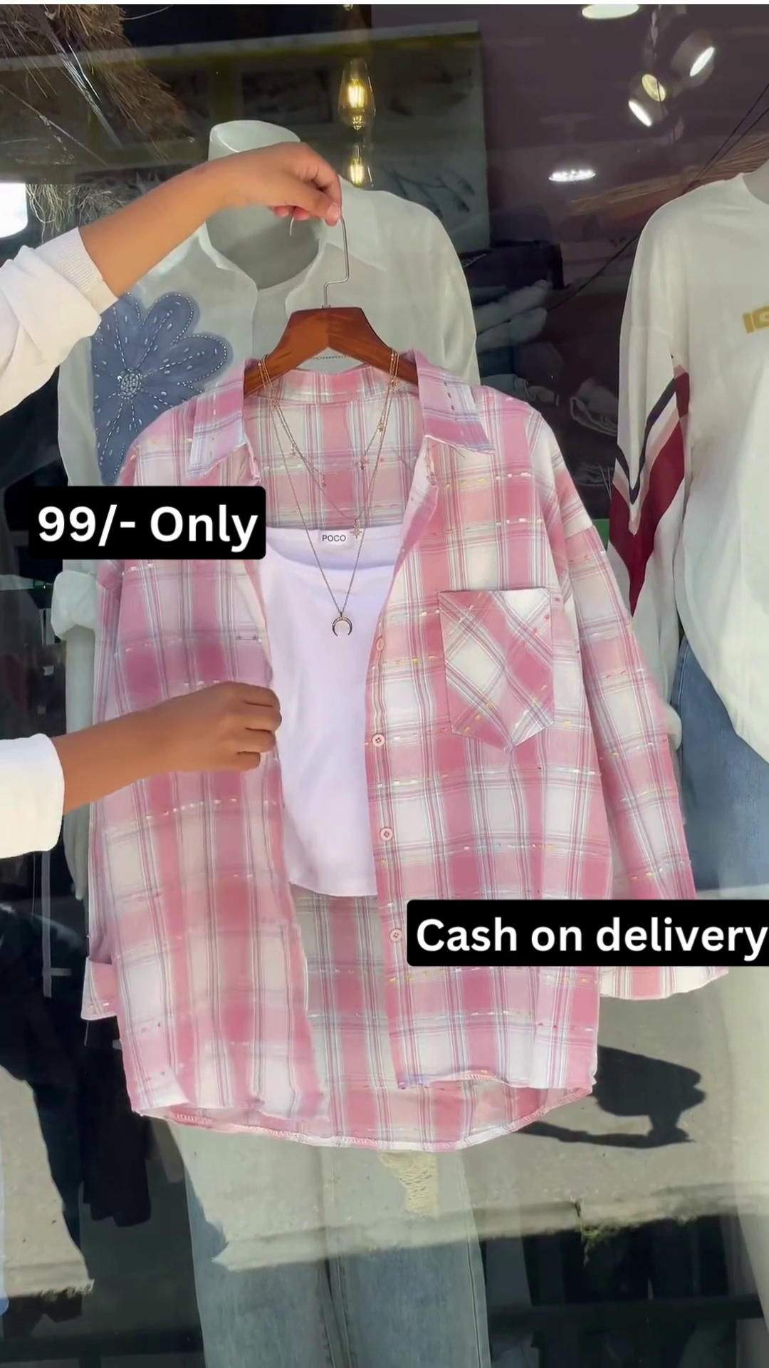 Trendy Pink Check Casual Shirt for Everyday Style