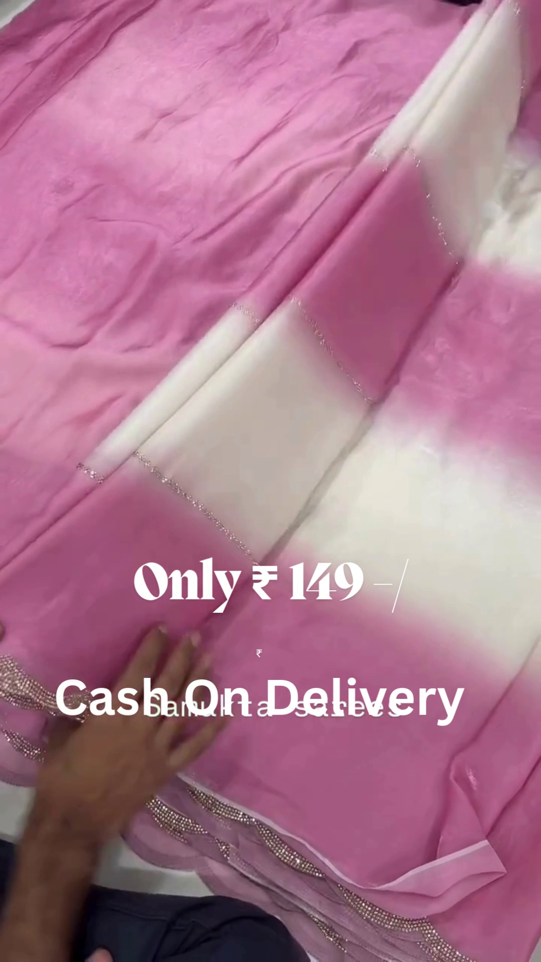 Elegant Pink Designer Saree with Soft Gradient Style