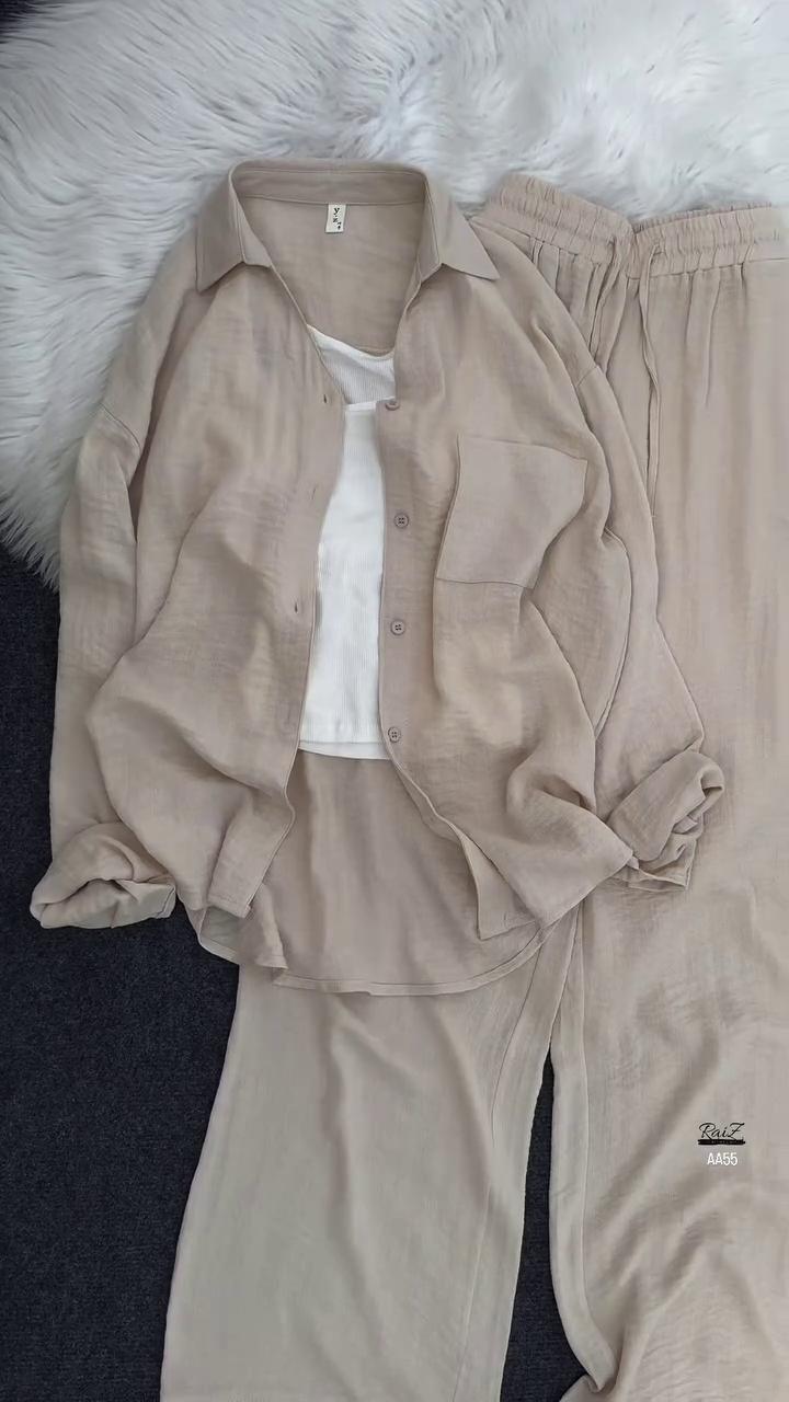 Minimal Beige Co-Ord Set for Chic Everyday Style