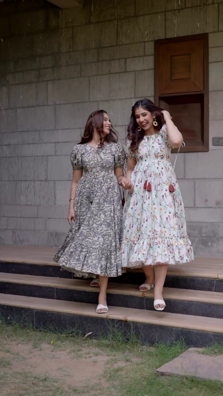 Elegant Printed Midi Dresses – Graceful Everyday Fashion