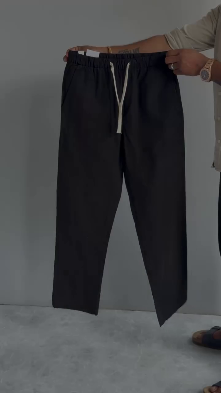 Classic Black Casual Trousers – Everyday Comfort Wear