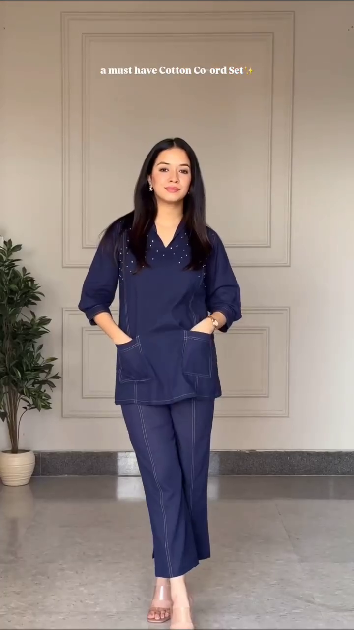 🖤 Minimal Black Co-ord Set – Everyday Comfort & Style