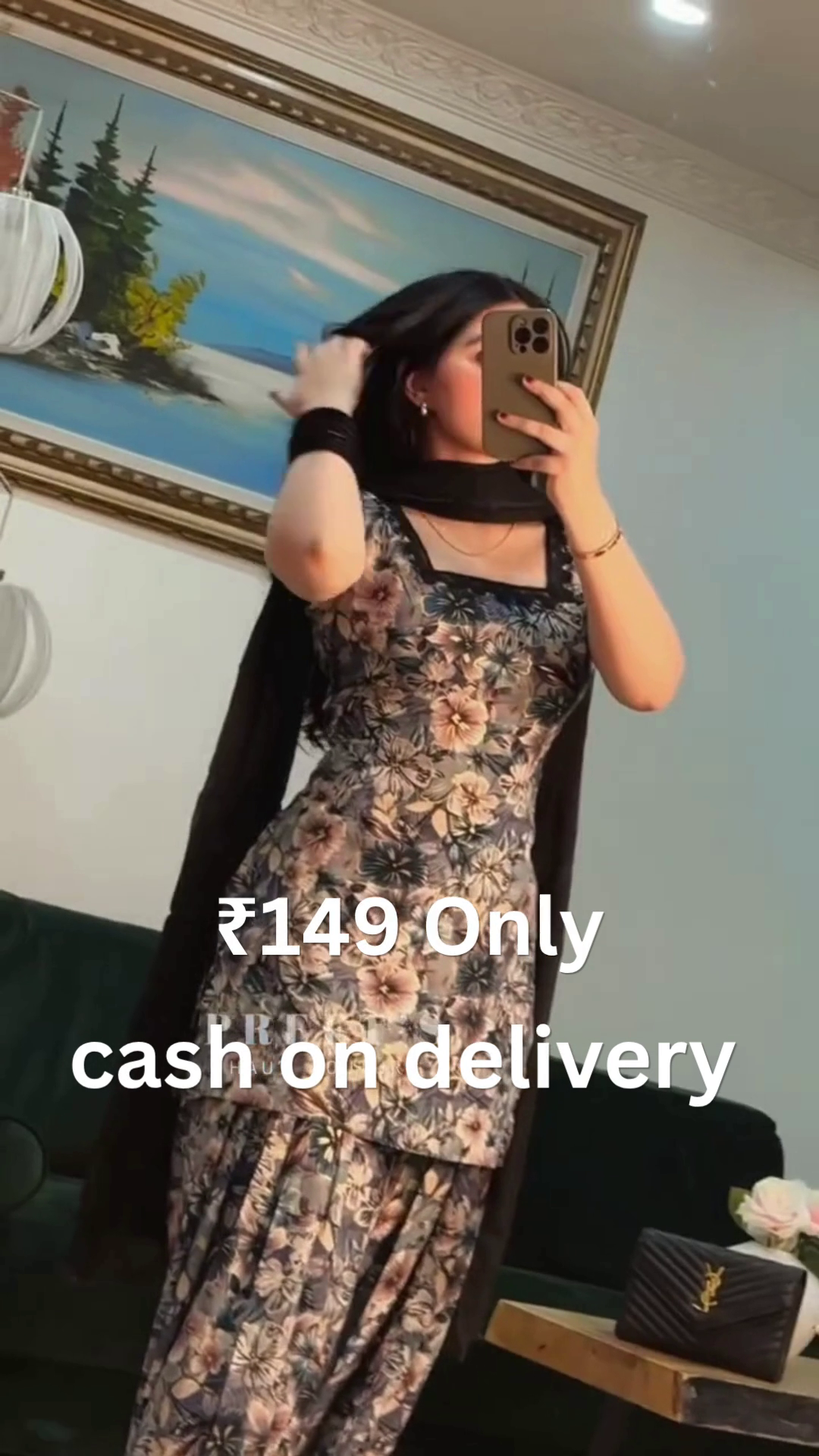 Floral Ethnic Dress – Elegance