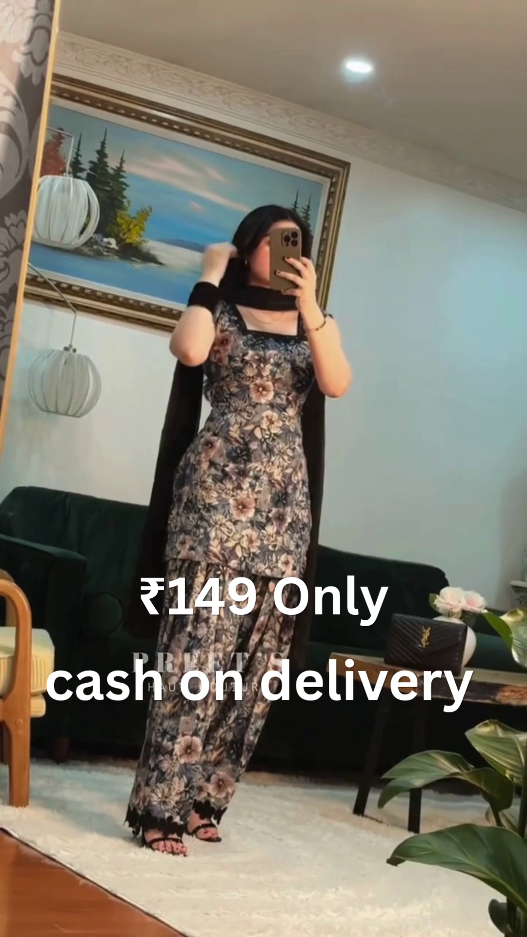 Floral Ethnic Dress – Elegance