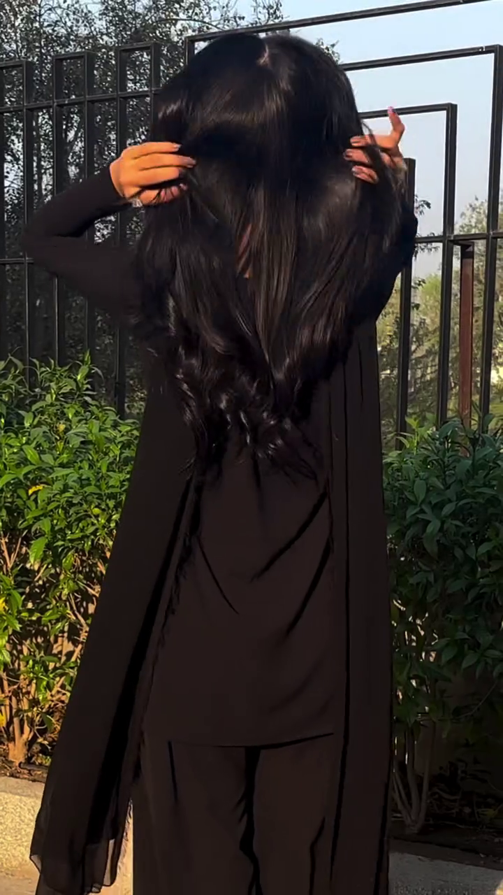 🖤 Chic Black Sharara Set – Modern Ethnic Glam