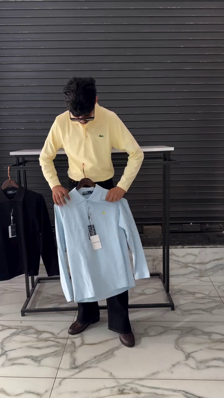 🖤 Classic Black Polo – Timeless & Versatile