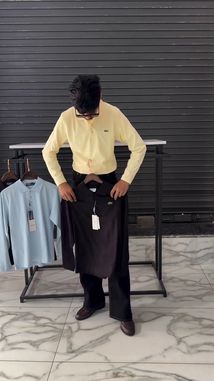 🖤 Classic Black Polo – Timeless & Versatile