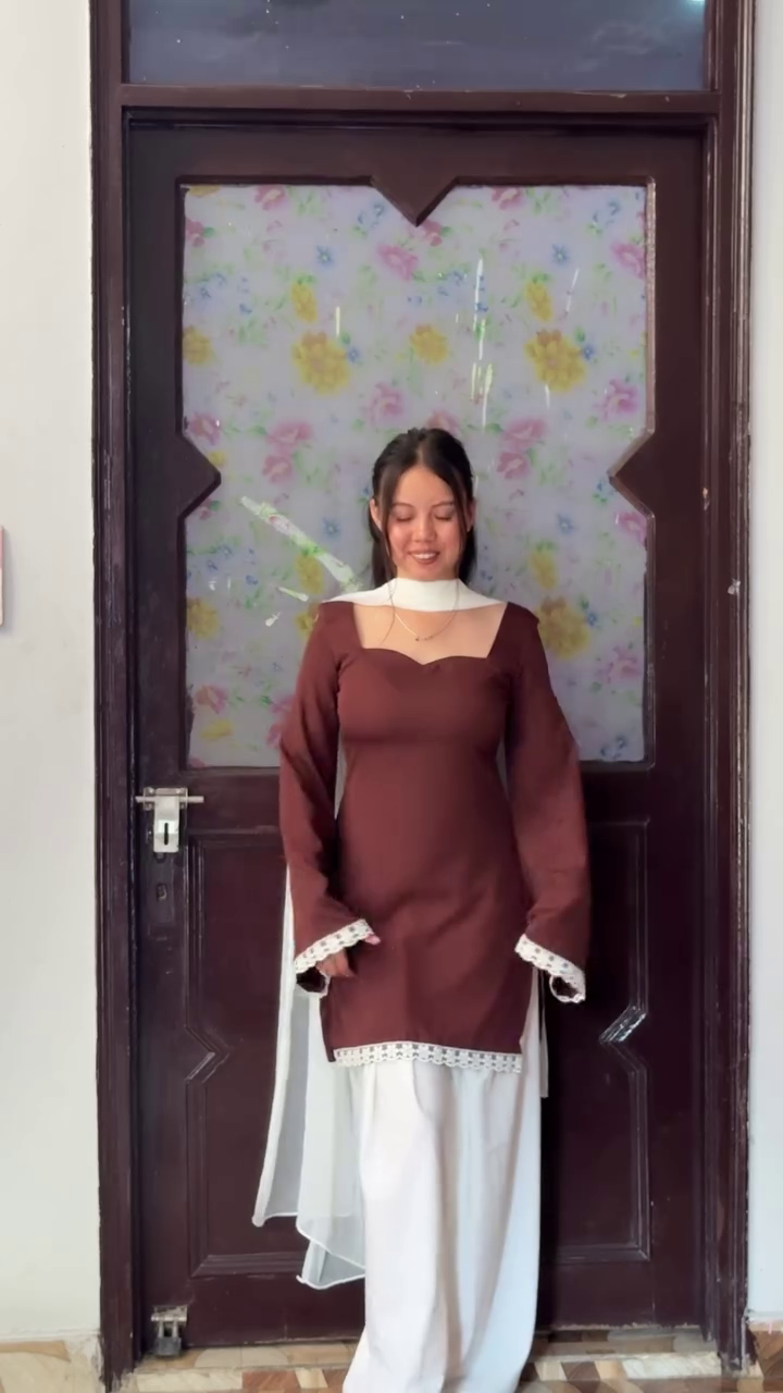 🤎 Chic Brown Kurta Set – Minimal Ethnic Charm