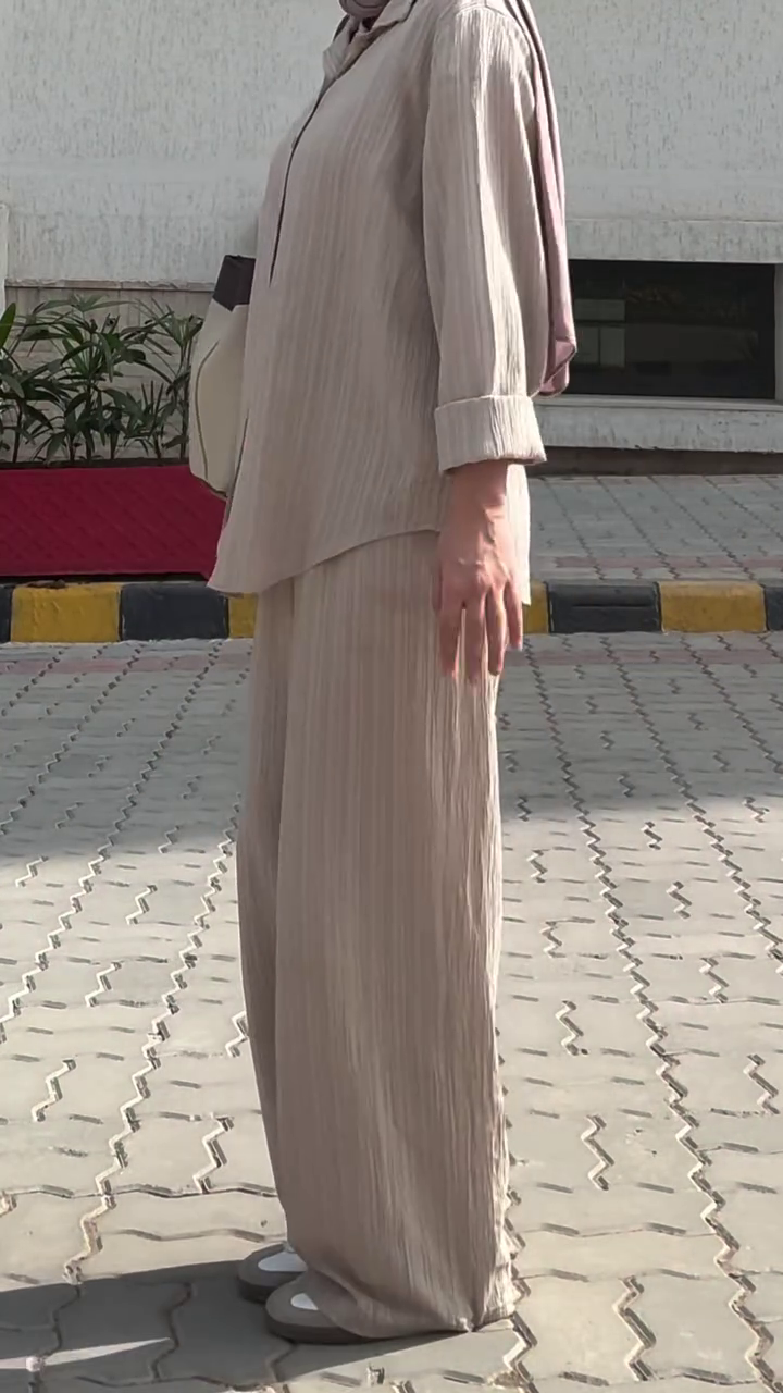 🤍 Minimal Beige Co-ord – Effortless Luxe Look