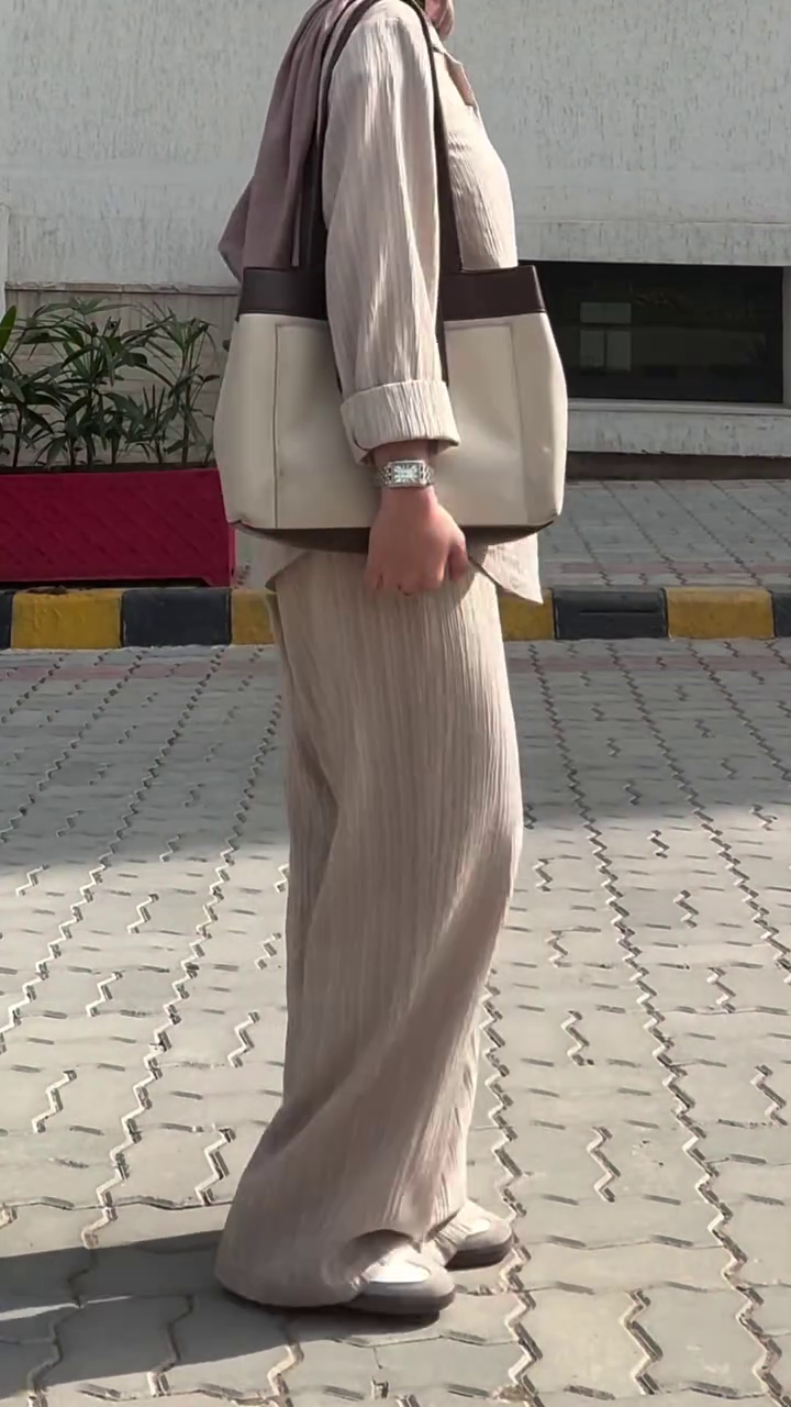 🤍 Minimal Beige Co-ord – Effortless Luxe Look