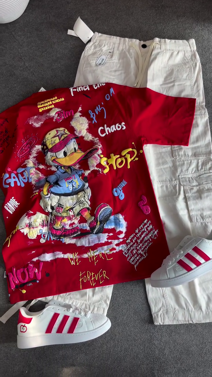 🔥 Street Style Graphic Tee – Bold & Cool