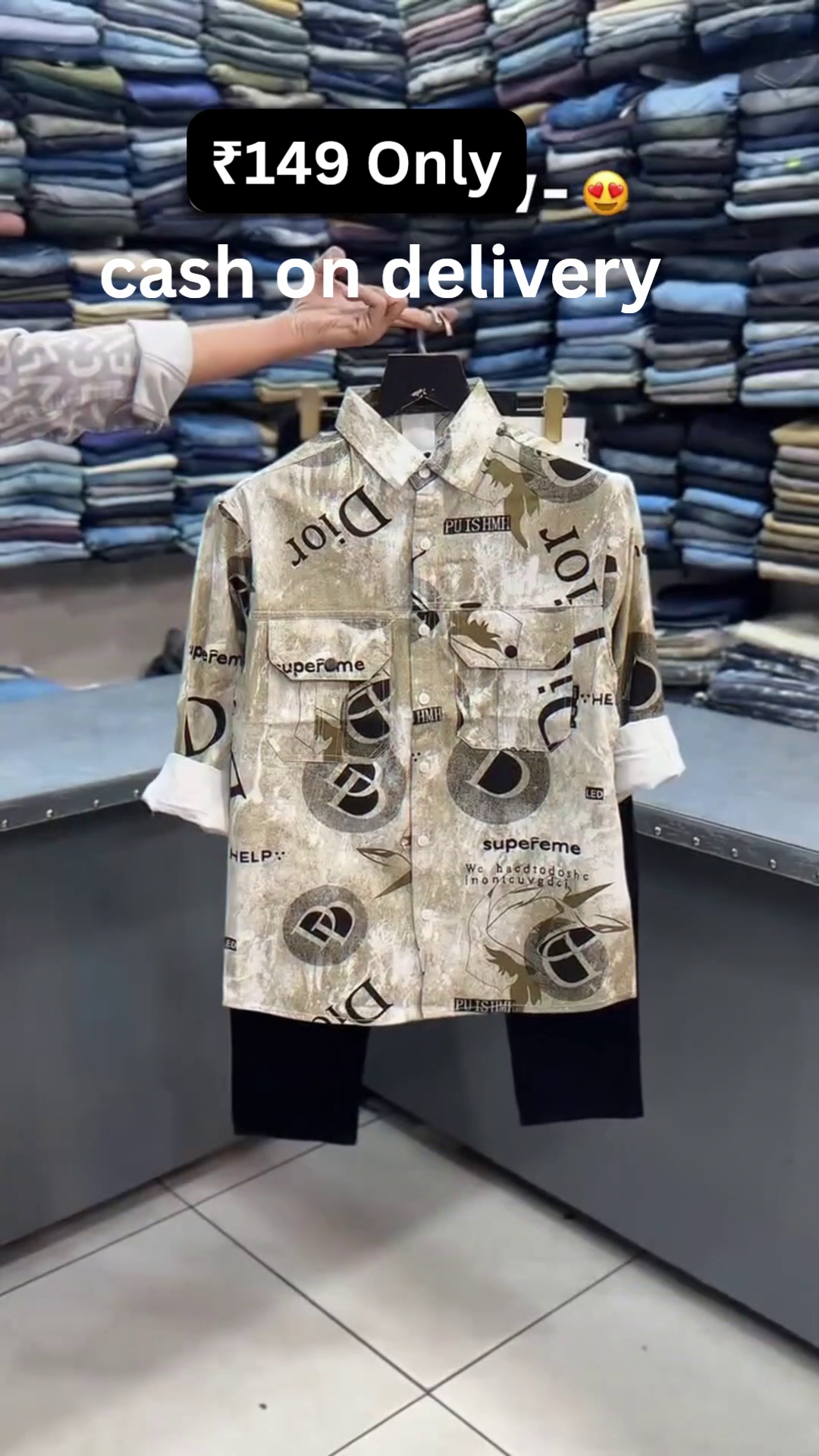 Trendy Printed Shirt & Pants Set – Street Style Essential