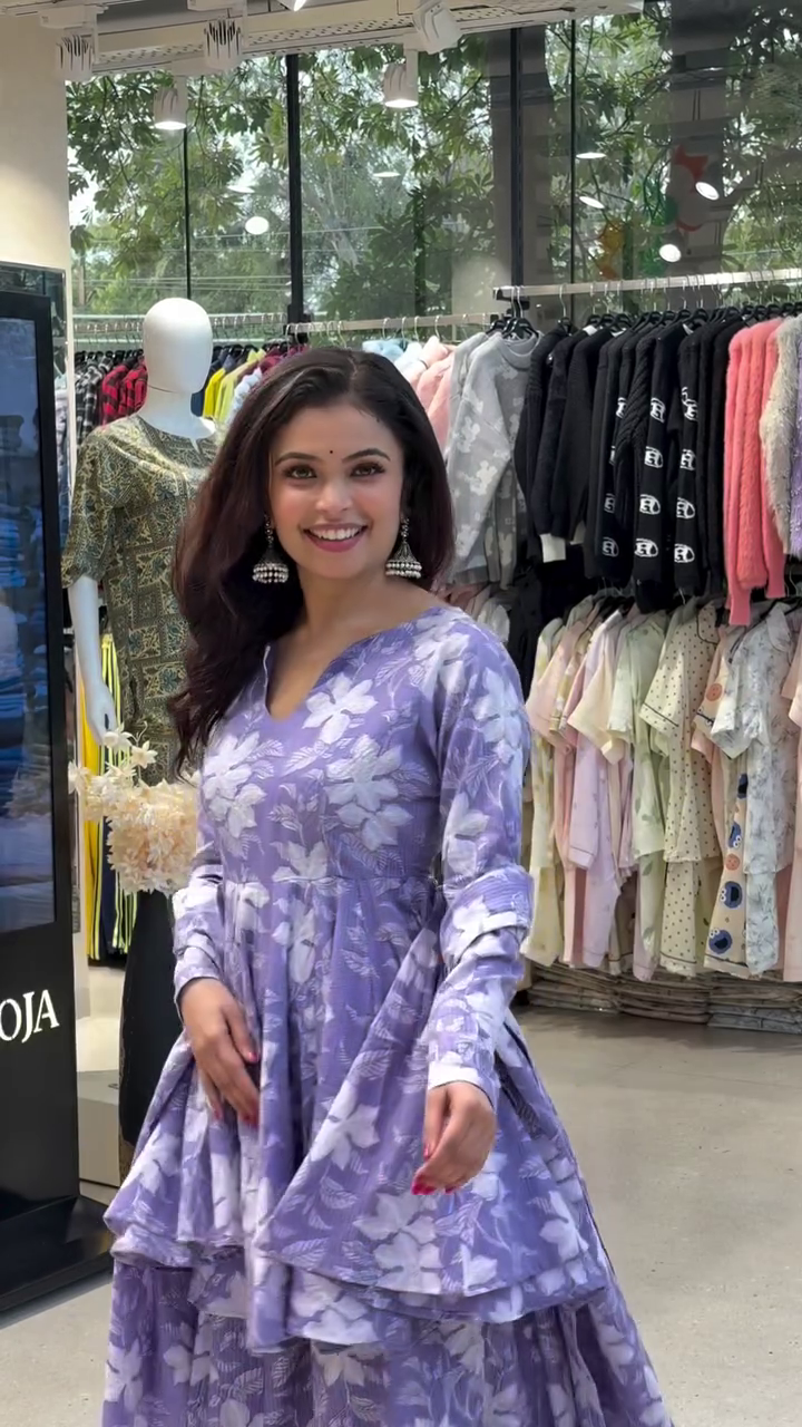 Flowy Green Printed Co-ord Set – Graceful & Breezy Elegance