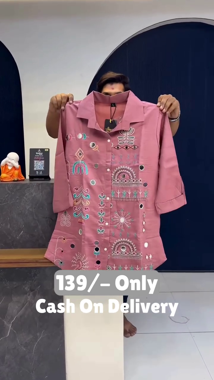 Designer Embroidered Shirt – Statement Style