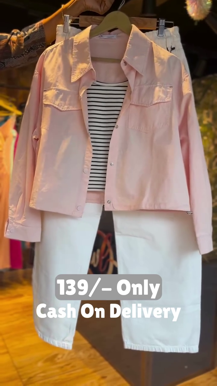 Pastel Pink Casual Co-ord Set – Soft Chic Everyday